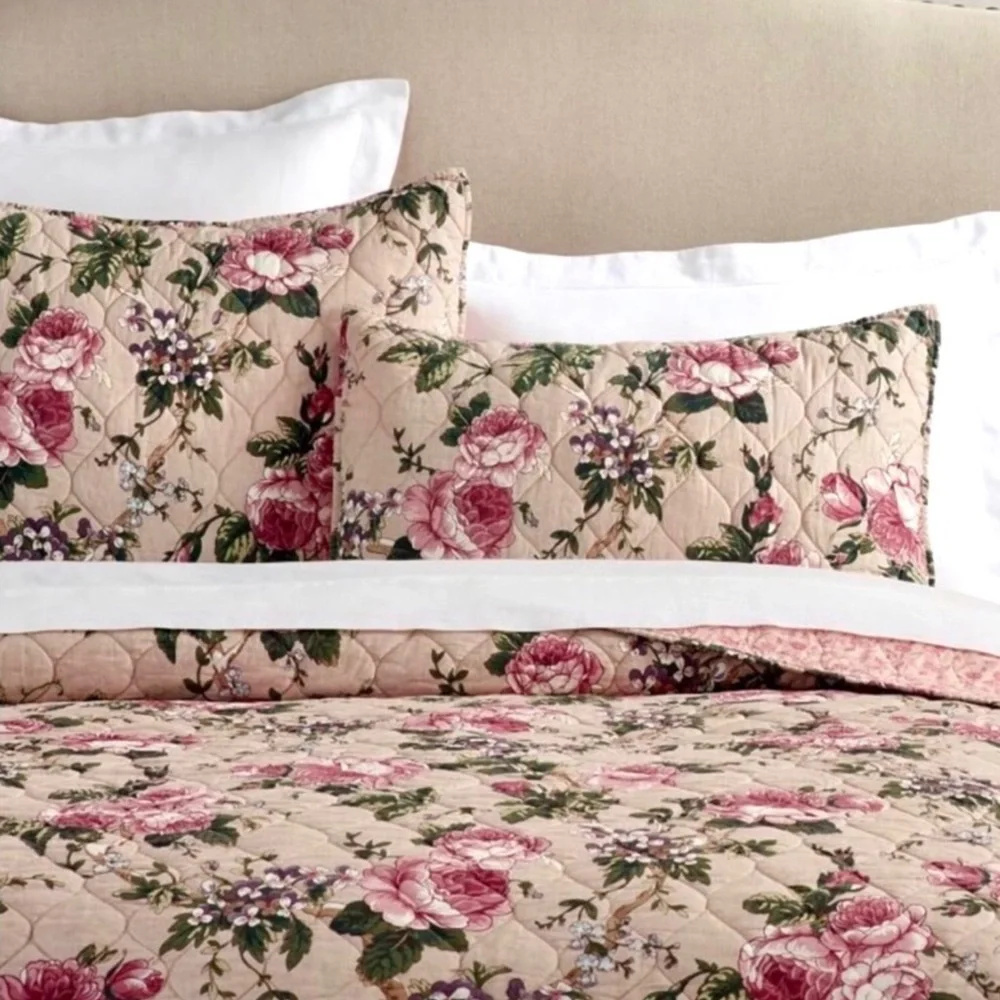 Pottery Barn Adelise Euro Pillow Sham Reversible Pillowcase New With Tag